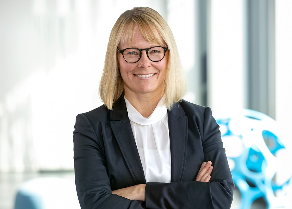 Tanja Bender leitet beim Technologieunternehmen Merck die ­Market-HR-Organisation mit etwa 300 ­Mitarbeitenden in fast 50 Ländern. Ihr ist am wichtigsten, dass sich ihr Team trotz räumlicher Distanz austauscht.